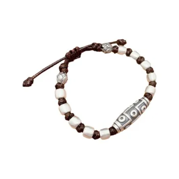 U state S999 Fine Silver Pure Silver Bracelets Unisex