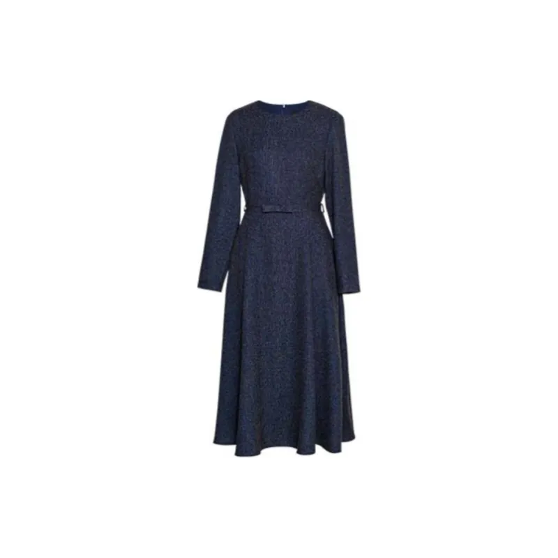 ROEYSHOUSE Long Sleeved Dresses Women's Blue-1