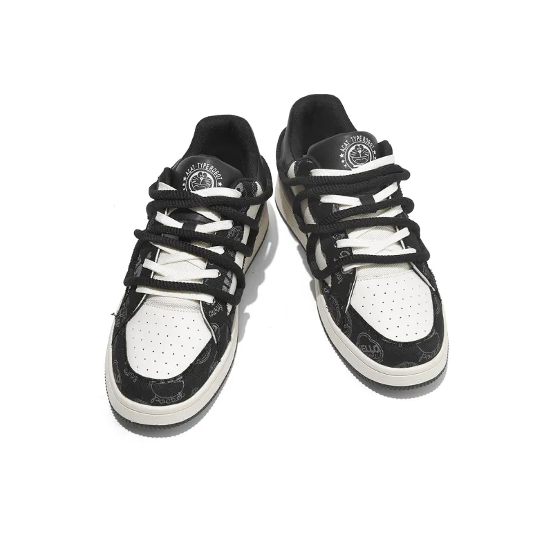 DoraemonA Box Limited Edition Puffy Shoes Low-Top Skateboard Shoes Unisex-65