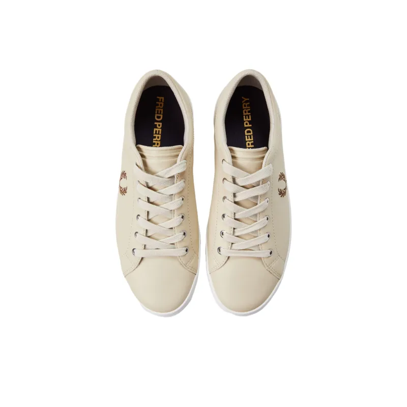 FRED PERRY Baseline Low Top Skateboard Shoes Unisex Oat-2