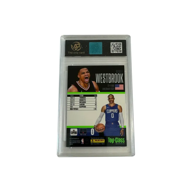 PANINI Westbrook Clippers Master Player Card Buddha Light Refringence Player Card 8 Points Graded Cards 1 Pc-1