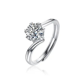 JINLIUFUJIXIANG S925 Silver Rings Women's