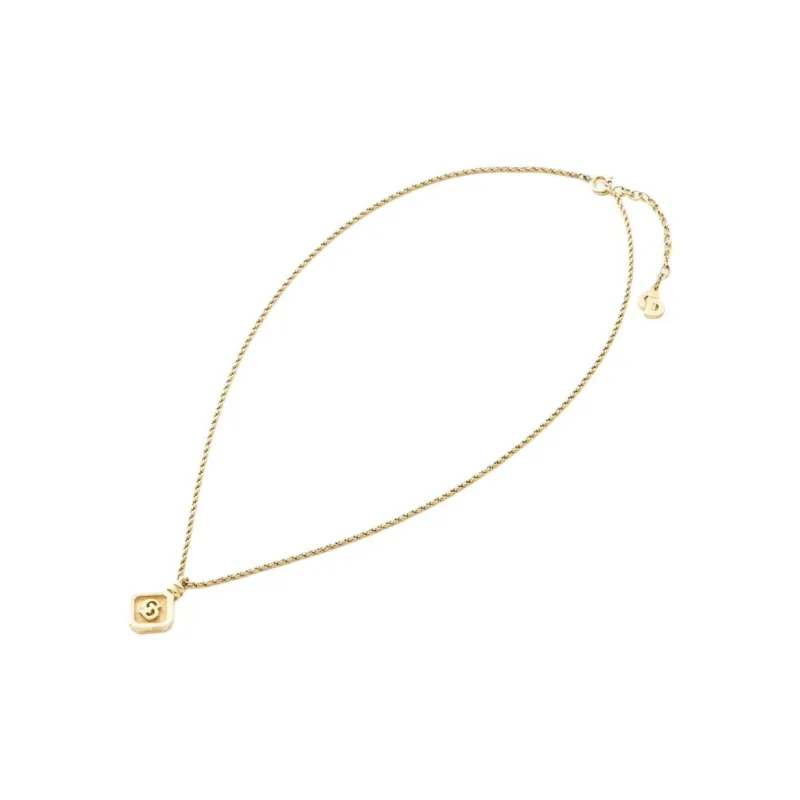 DIOR Gold-Plated Necklaces Unisex Metal-1