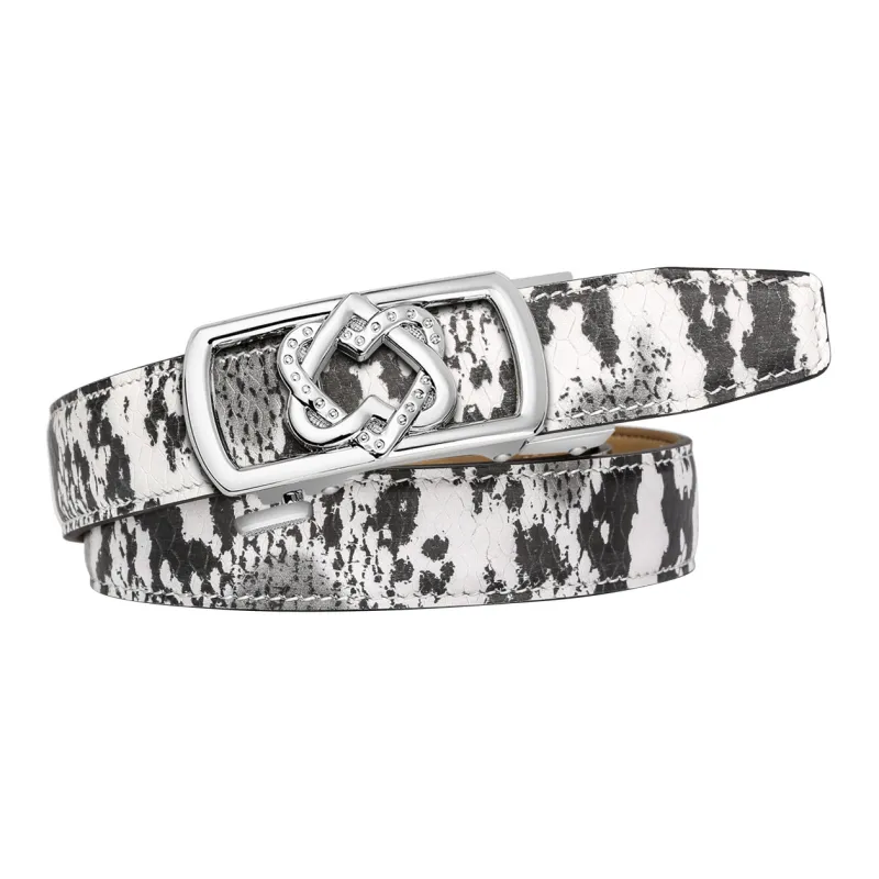 CATELLES Top Grain Cow Leather Leather Belts Women's 2.4cm-3