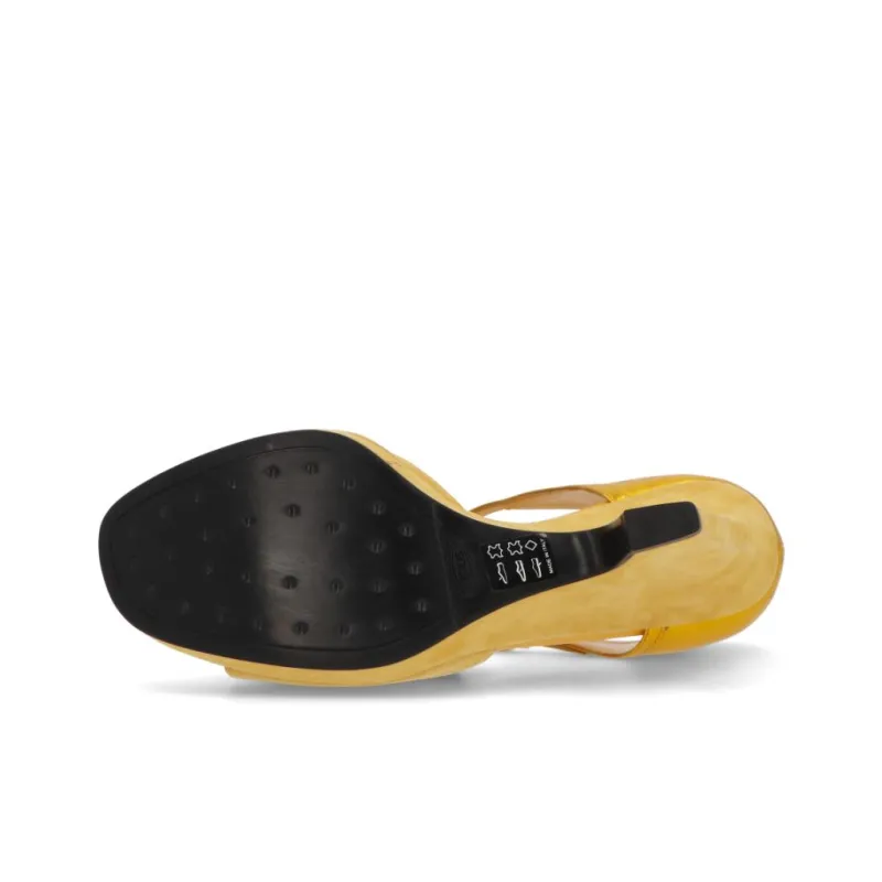 TOD'S Carine One Strap Sandals 11cm Women's Gold-5