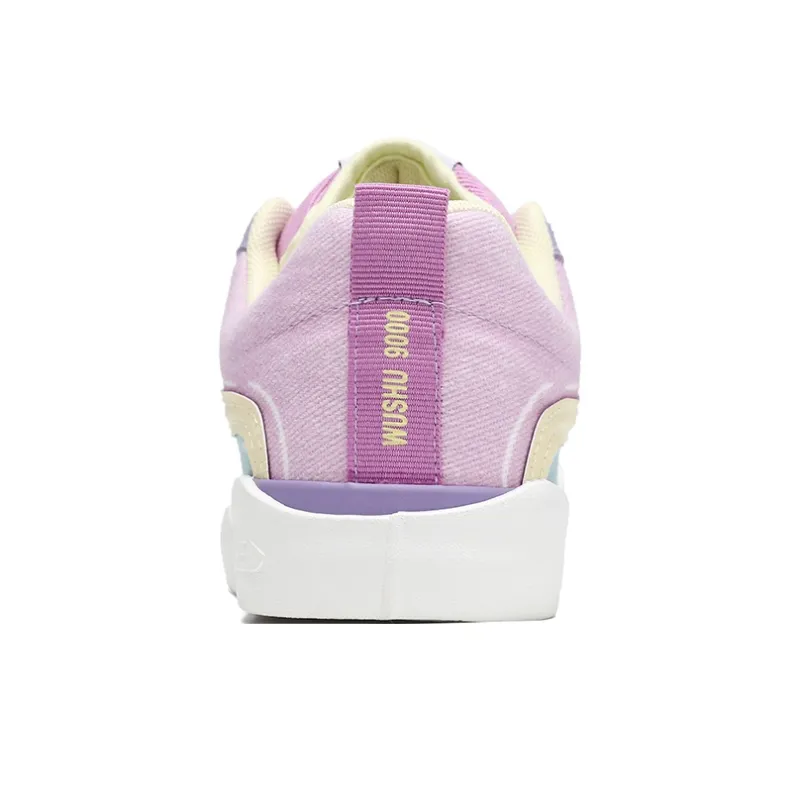 BALIAOYUN x JACLAR Slip Resistant, Abrasion Resistant, Lightweight Low Top Skateboard Shoes Women's Green Purple Yellow-4
