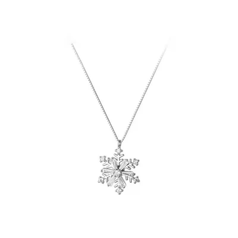 HANYUDIE S925 Silver Necklace Anniversary Of Love Women's-1