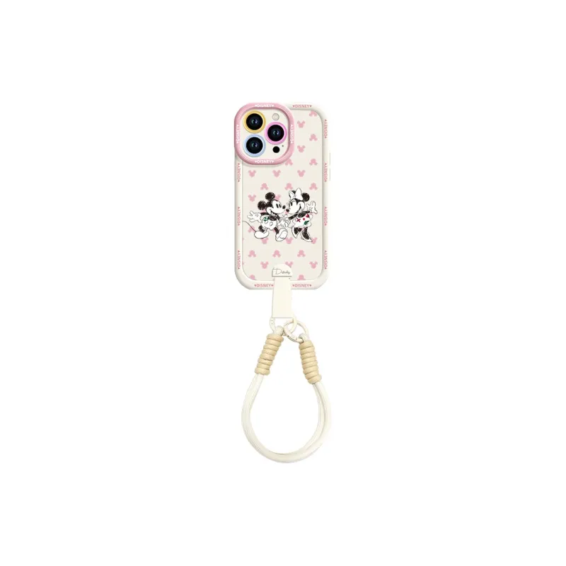 Disney Silicone Material Cute Crossbody Backpack Handheld Phone Cases Compatible With Apple 16/15/Plus/14/13/Pro/Max-12