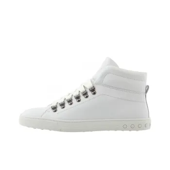 TOD'S Gomma High-Top Skateboard Shoes Men's White