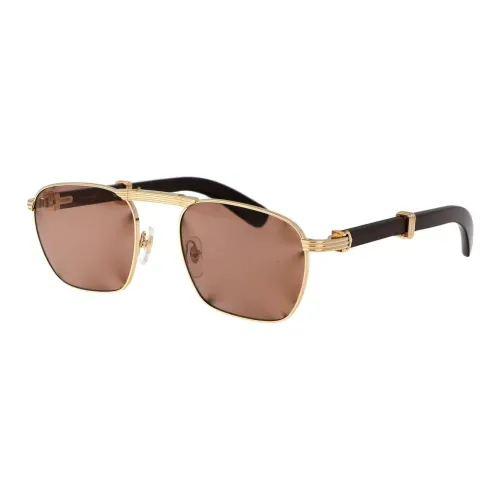 Cartier Eyewear Pilot Frame Sunglasses