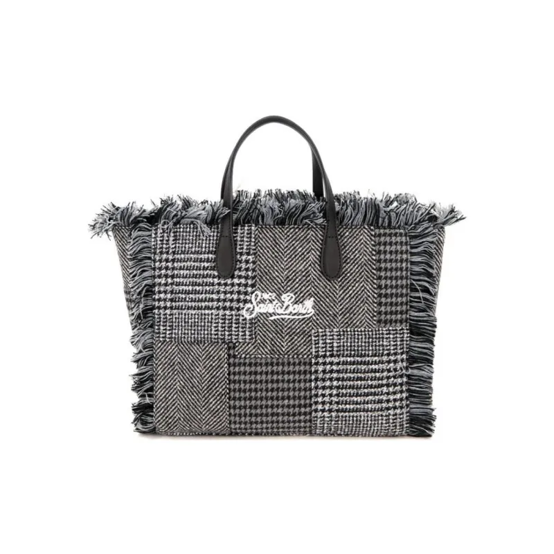 MC2 SAINT BARTHELEMY Wool Tote Bag Shopping Bag Handbag Regular Women's Gray-2