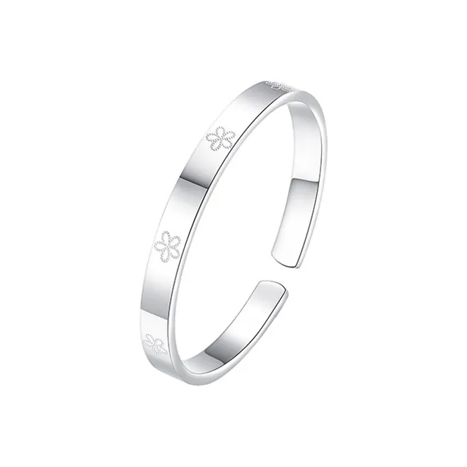 Yuanyanghuangjin 999 Fine Silver Sterling Silver Bracelets Women's-0