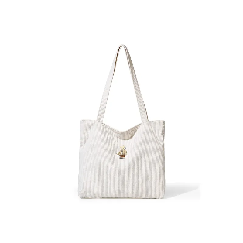 Ceion Keust Corduroy Tote Bag, Shopping Bag, Handbag, Shoulder Bag Women's Multicolor-15