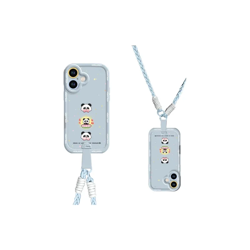 Sen Dog Silicone Material With Lanyard Backpack Style Phone Cases Compatible With Apple 16 Pro Max/Pro/Plus/15/14/13-38