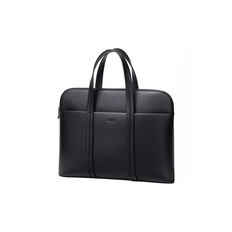 POLO Synthetic Leather Briefcase Tubas Men's Black-0