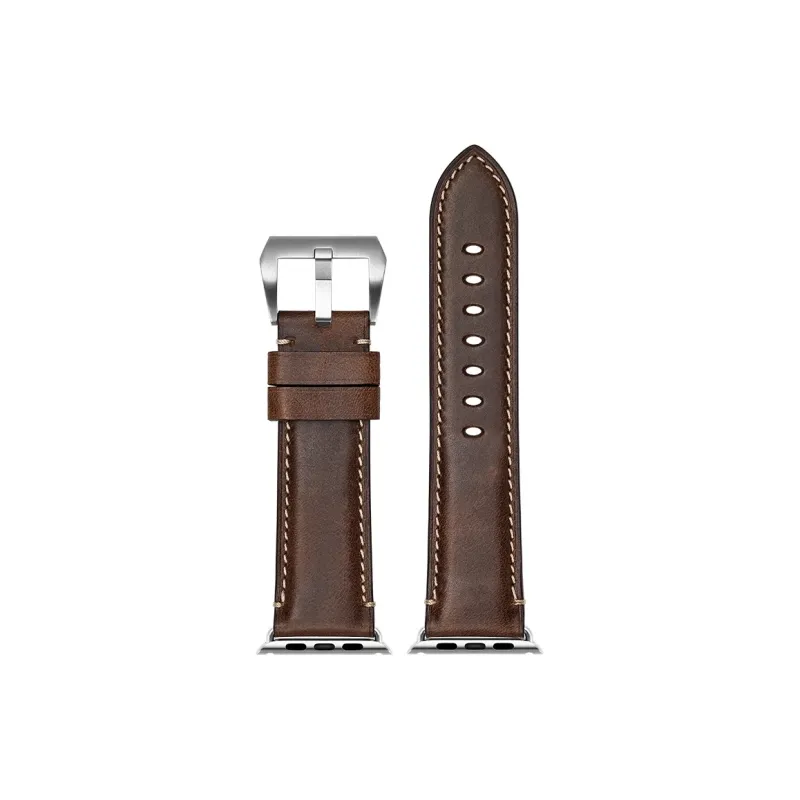 IStrap Apple Compatibility Watch Band 120+80mm Cowhide Leather Material-0
