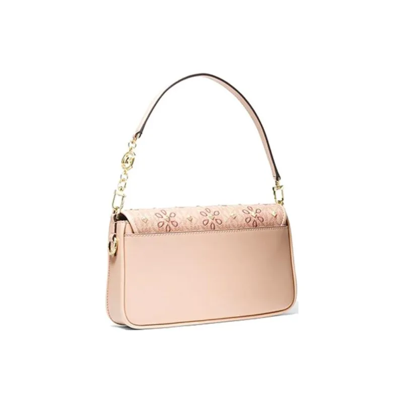 MICHAEL KORS Bradshaw Leather Shoulder Bag Crossbody Bag Shoulder Bag Women's Ballet Pink-1