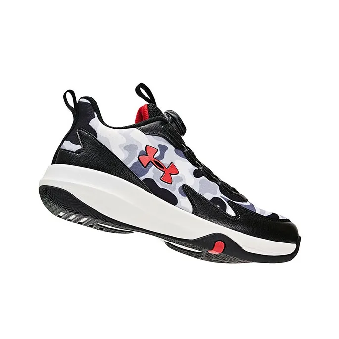 Under Armour Slip Resistant, Abrasion Resistant, Breathable Low Top Children's Basketball Shoes Unisex-4