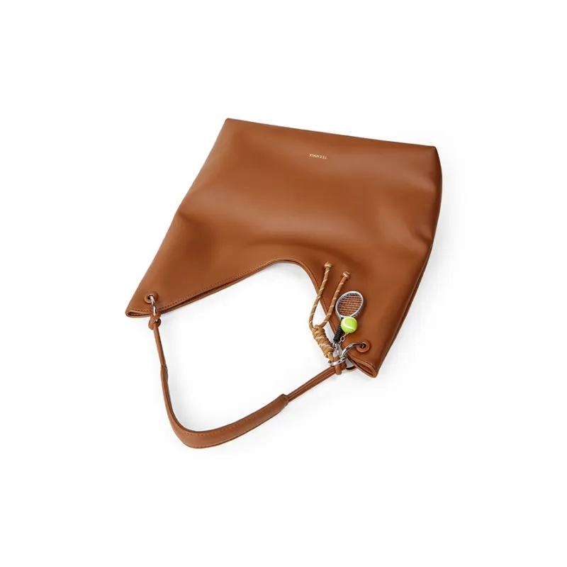 Teenmix Synthetic Leather Tote Bag, Shopping Bag, Crossbody Bag, Shoulder Bag Regular Women's Brown/Caramel/Black-11