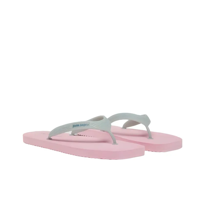 PALM ANGELS Rubber Sole Slip-Resistant Flip Flops Women's Pink-2