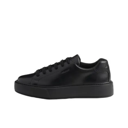PRADA Low Top Skateboard Shoes Men's Black