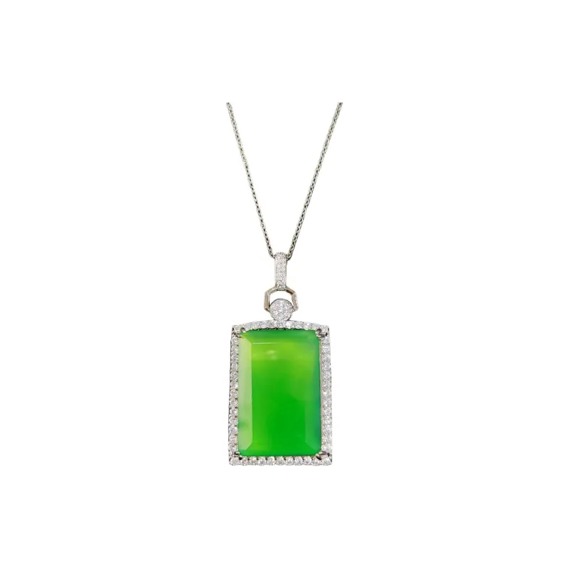 Gifts Chalcedony Necklaces Unisex-0