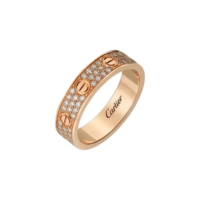 Cartier 18kt Yellow Gold Love Diamond Ring-1