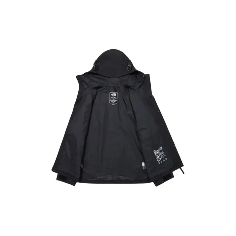 THE NORTH FACE 1990 Collection Waterproof And Windproof Windbreaker Jacket Unisex Black Shopping Bag Included-3