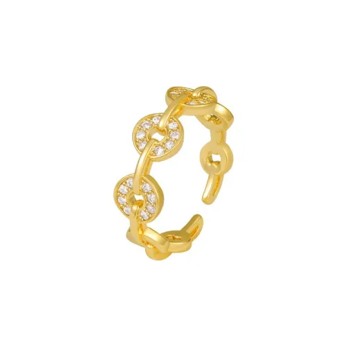 BTE White Gold Plated Rings Women's