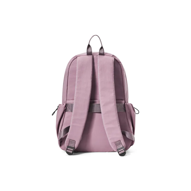 Kawasaki Fabric Backpack Laptop Backpack Unisex Black/Ecru/Khaki/Gray Green/Lotus Root Powders-23