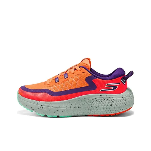 Skechers WOMEN'S GO Series Anti Slip Wear Resistant Low Top Running Shoes Women's Orange