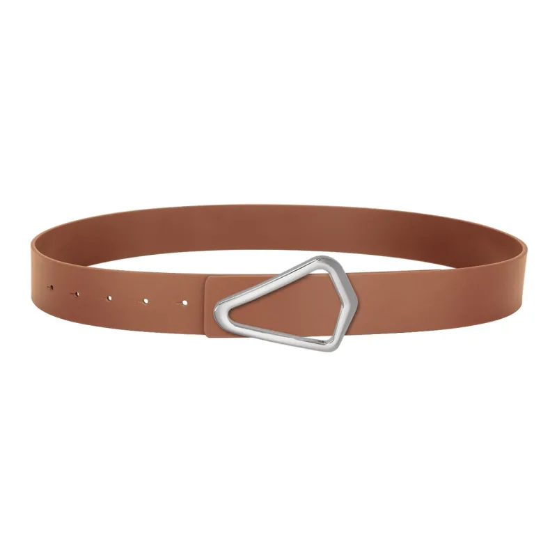 CATELLES Top Grain Cow Leather Leather Belts Women's Black/Coffee/Camel 3.8cm-14