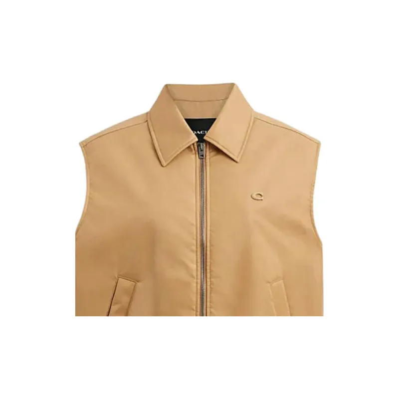 COACH Vests Women's Khaki-3