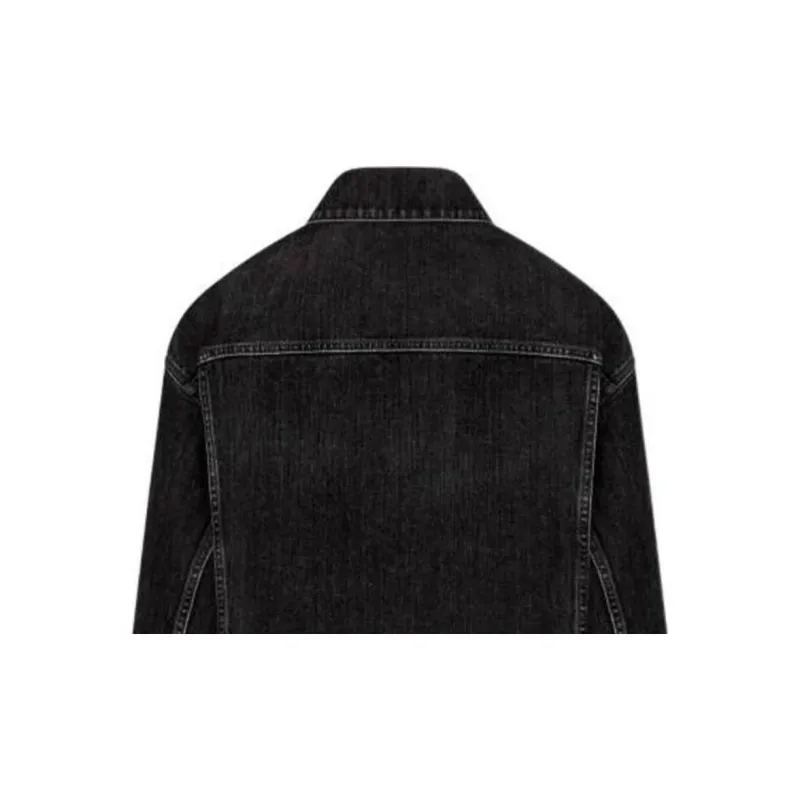 DIOR SS23 Denim Jacket Women's Black-4