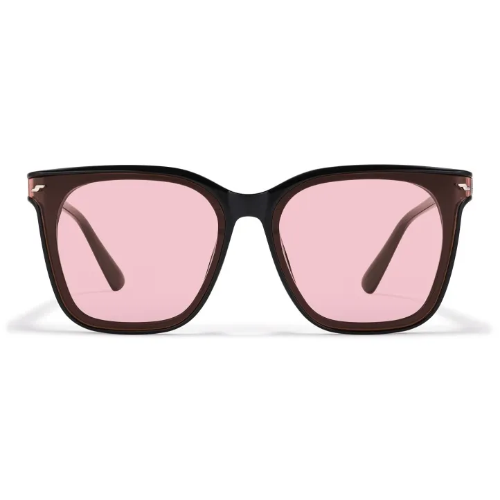 Sagawa TR/Memory Plastic Square Sunglasses Unisex-3