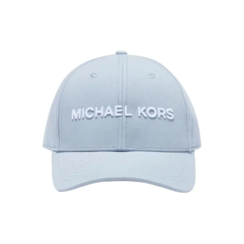 MICHAEL KORS Cotton Baseball Caps Unisex Light Blue-1
