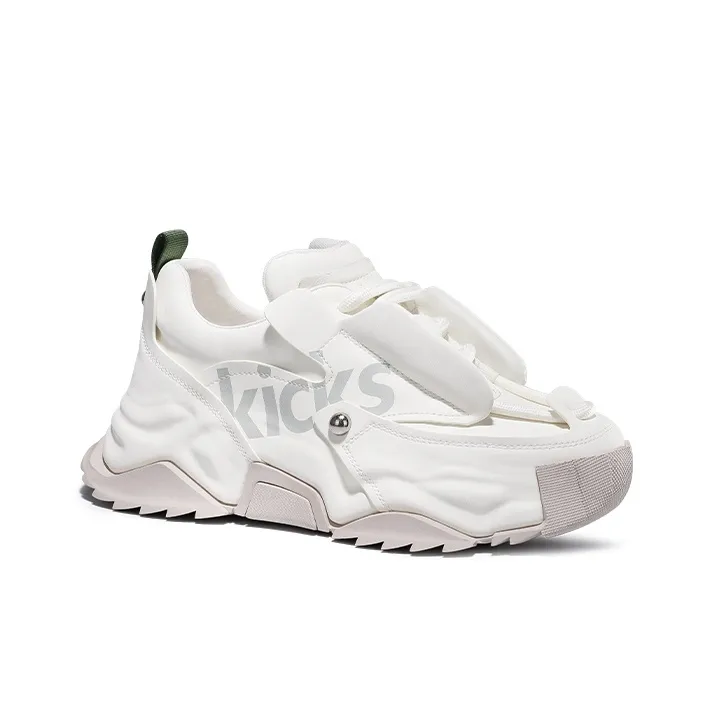 SALAXI Cushioning Height Increase Low Top Chunky Sneakers Unisex-2