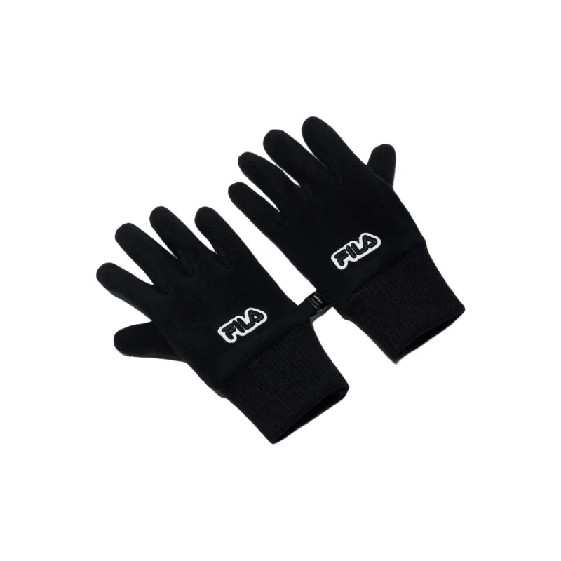 FILA Wool Knit Gloves Kids' Black-1