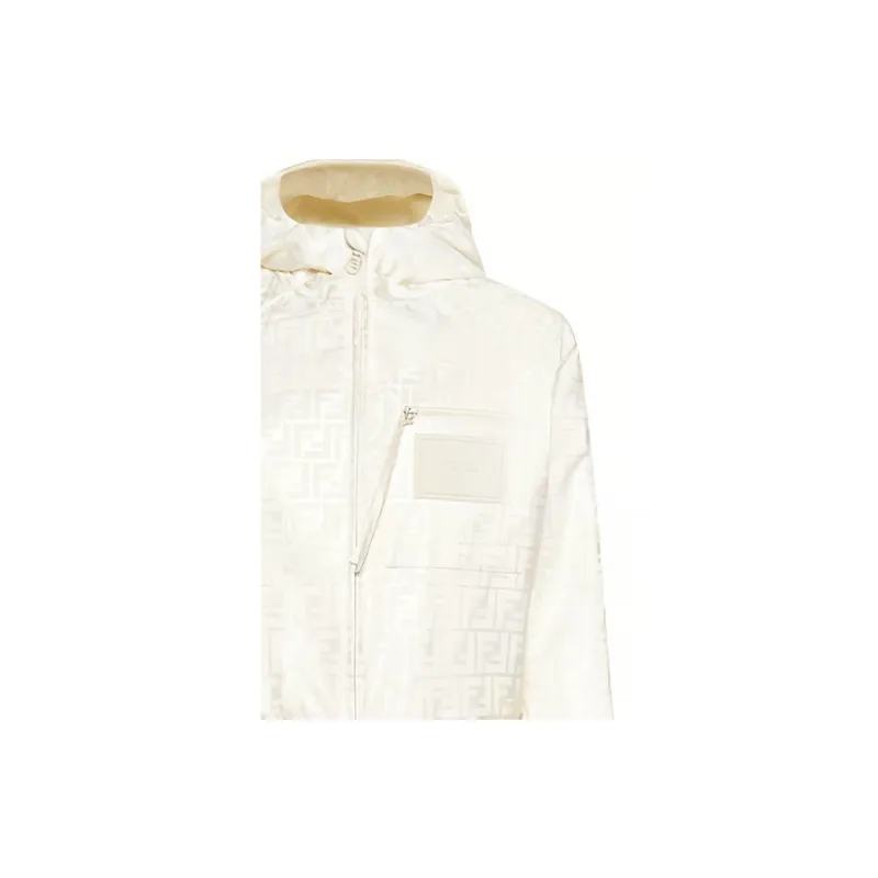 FENDI FW23 Jackets Coats Women's Ecru-5