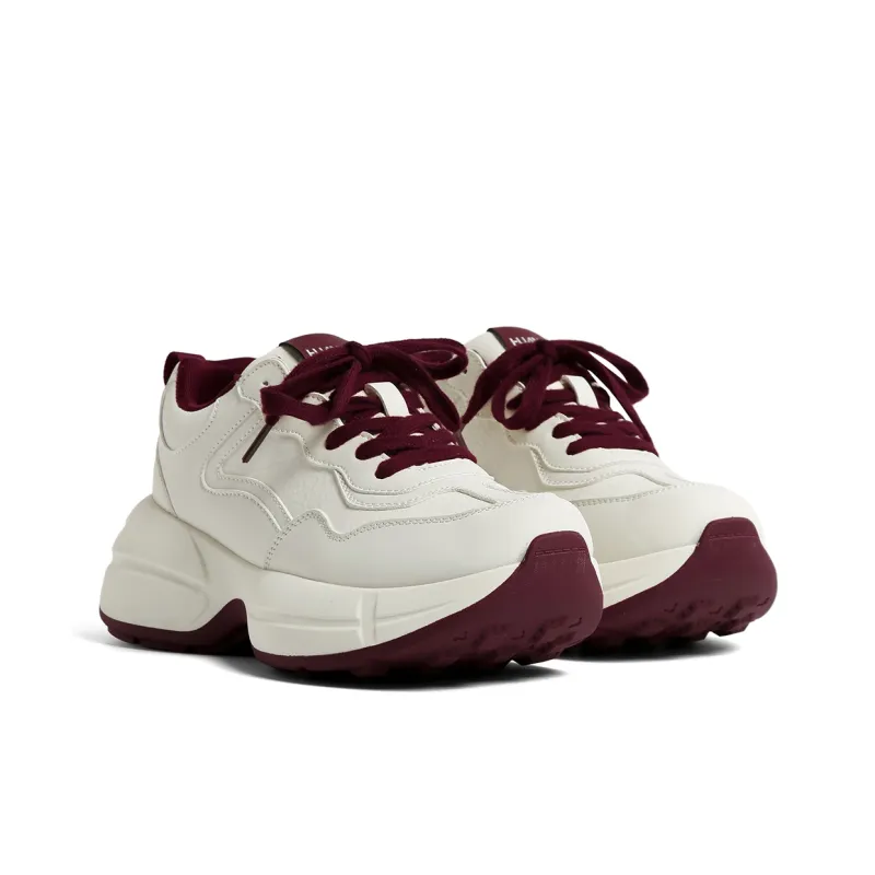 HUANQIU Cushioning Anti-Slip And Wear-Resistant Low-Top Chunky Sneakers Women's-7
