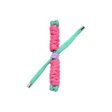 Rose Red & Green-Twisted Rope Strap