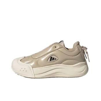 Adidas MAXXCOURT FOS Q4 Anti Slip Wear Resistant Low Top Casual Shoes Women's Umber White
