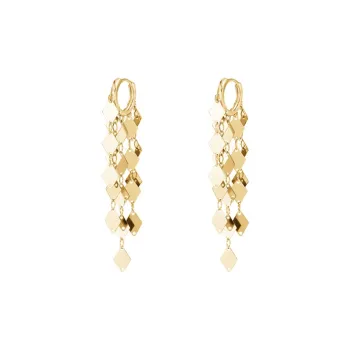 Peach Tea Copper Earrings Women's