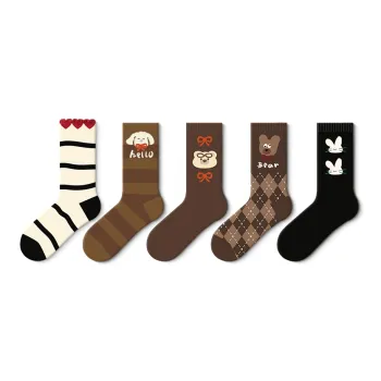 JKN Mid Calf Socks Women's 5 Pack