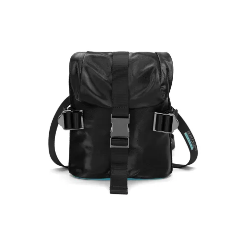 FAIRWHALE Fabric Shoulder Bag, Crossbody Bag Commuter Bag Men's Black