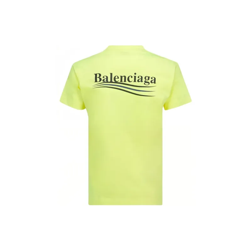 Balenciaga T Shirt Women's Yellow Regular Fit-1