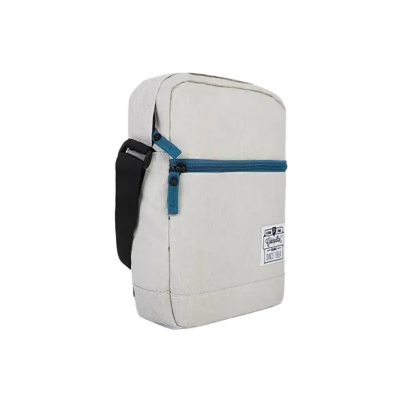 CAT Polyester Crossbody Bag Shoulder Bag Small Size Unisex Ecru-1