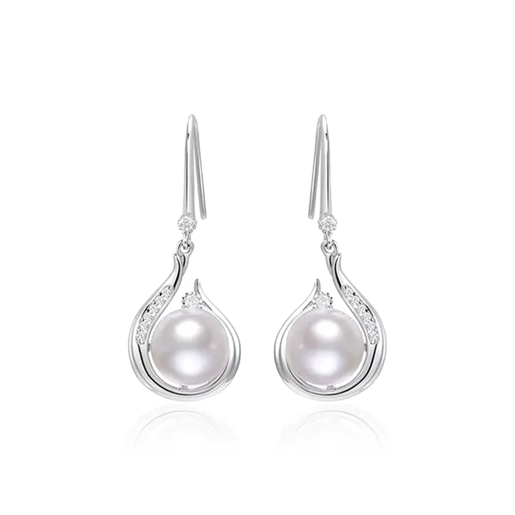 Chongqing Gold Store S925 Silver Earrings Women's-0
