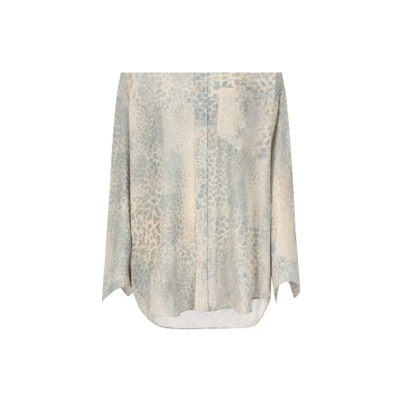 Balenciaga Leo Bleached Long Sleeved Shirt-6