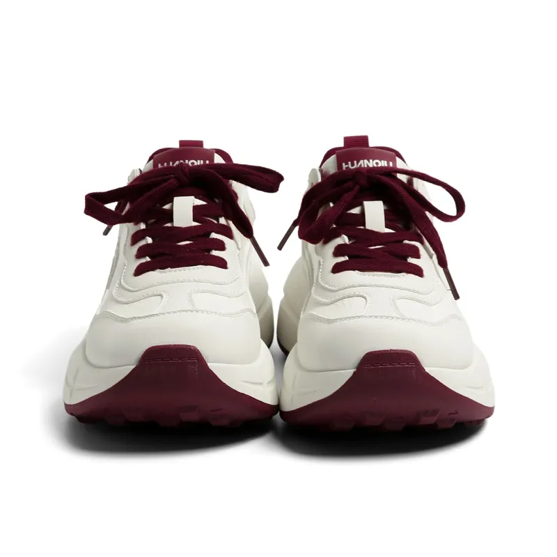 HUANQIU Cushioning Anti-Slip And Wear-Resistant Low-Top Chunky Sneakers Women's-8